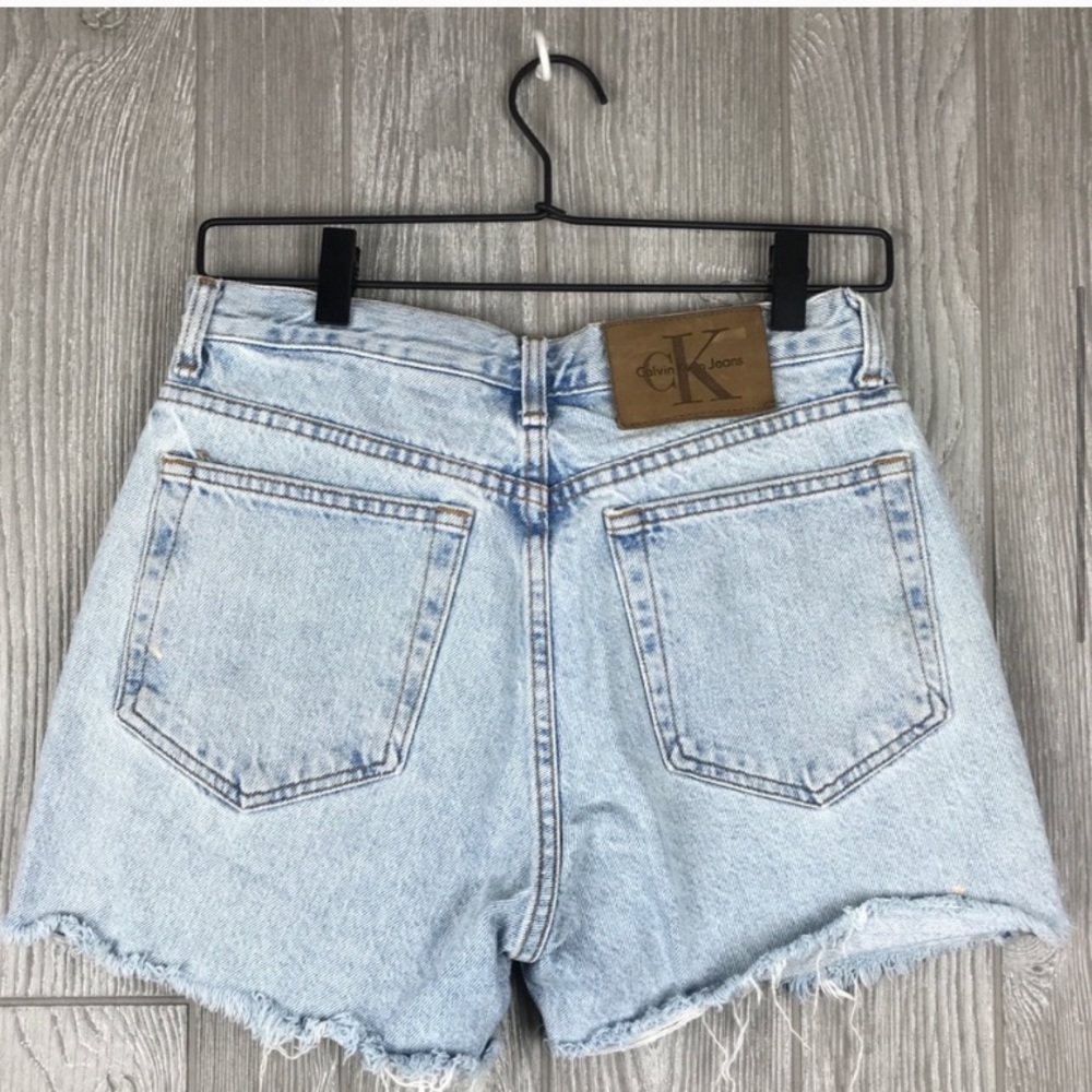 Vintage Calvin Klein High Waist Denim Shorts 0227